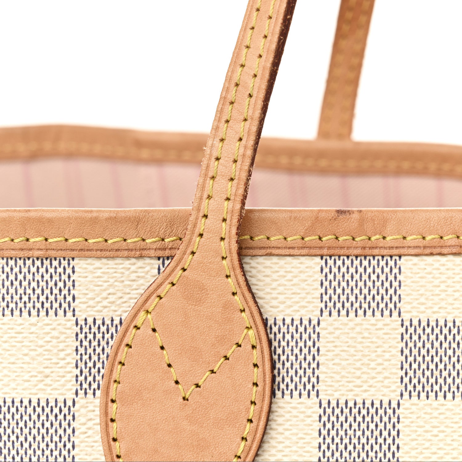 Louis Vuitton Damier Azur Neo Neverfull MM Rose Ballerine 11 of 12