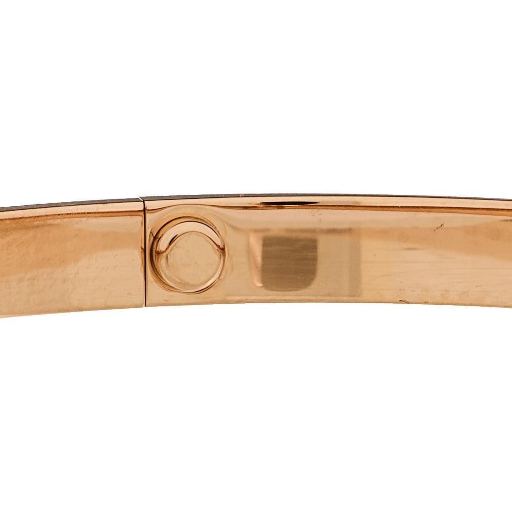 Cartier 18K Pink Gold Medium LOVE Bracelet 18 7 of 9