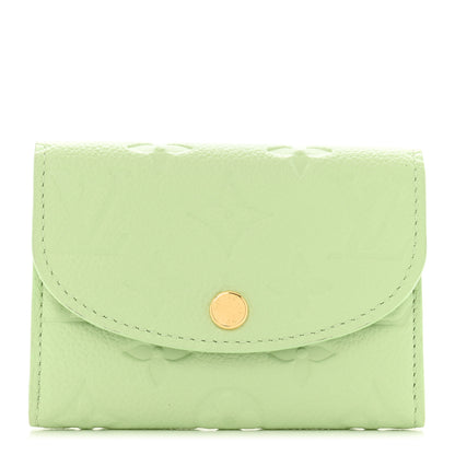 Louis Vuitton X TM Empreinte Monogram Rosalie Coin Purse Green Tea 1 of 7