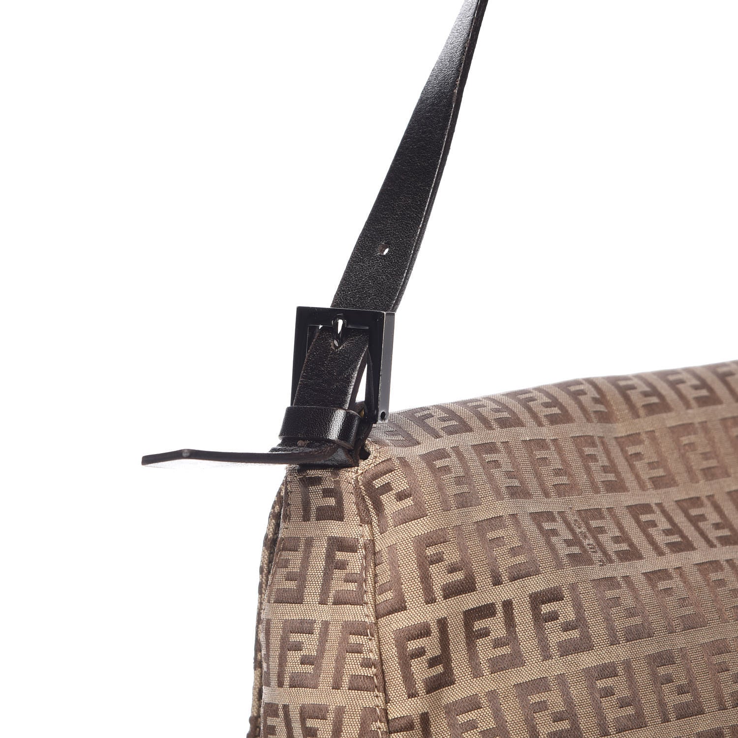 Fendi Zucchino Mama Baguette Dark Brown 11 of 11