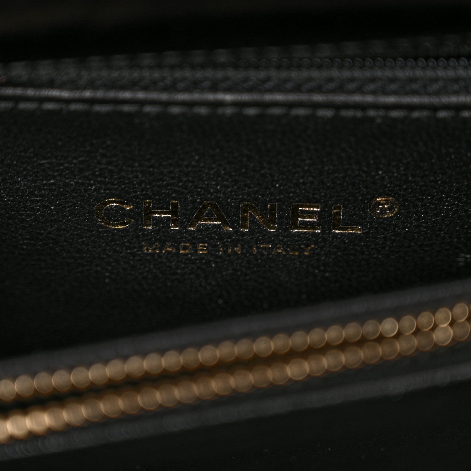 Chanel Calfskin Lizard Chevron Quilted Small Coco Handle Flap Black 6 of 10
