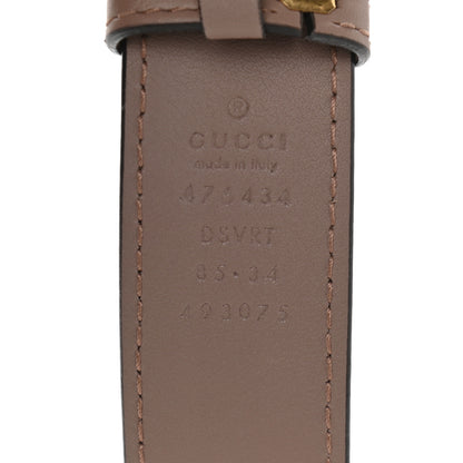 Gucci Calfskin Matelasse GG Marmont Belt Bag 85 34 Porcelain Rose 8 of 11