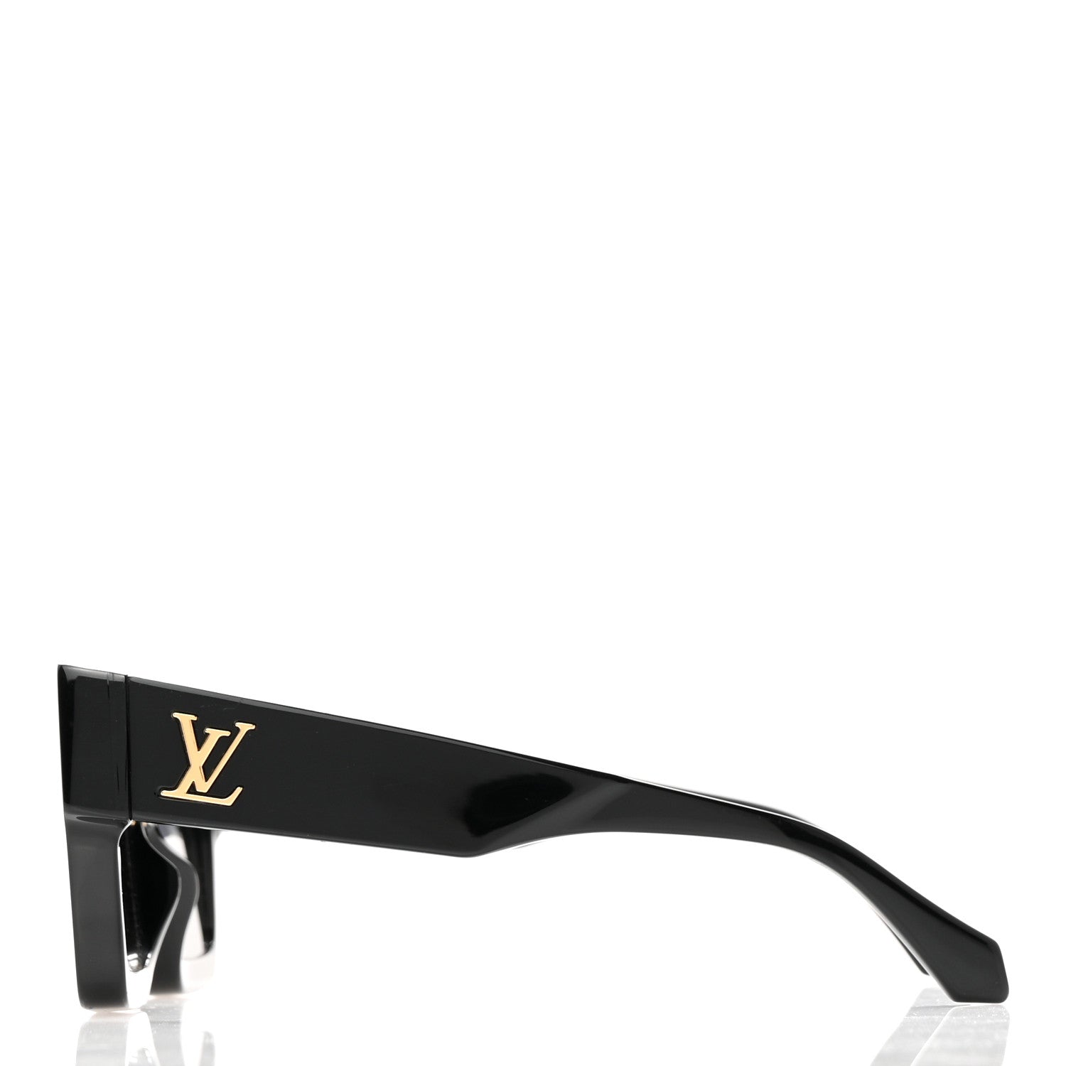 Louis Vuitton Acetate Swarovski Crystal Cyclone Sunglasses Z1547E Black 3 of 8