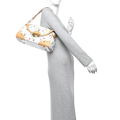 Louis Vuitton Monogram Multicolor Beverly MM White 2 of 9