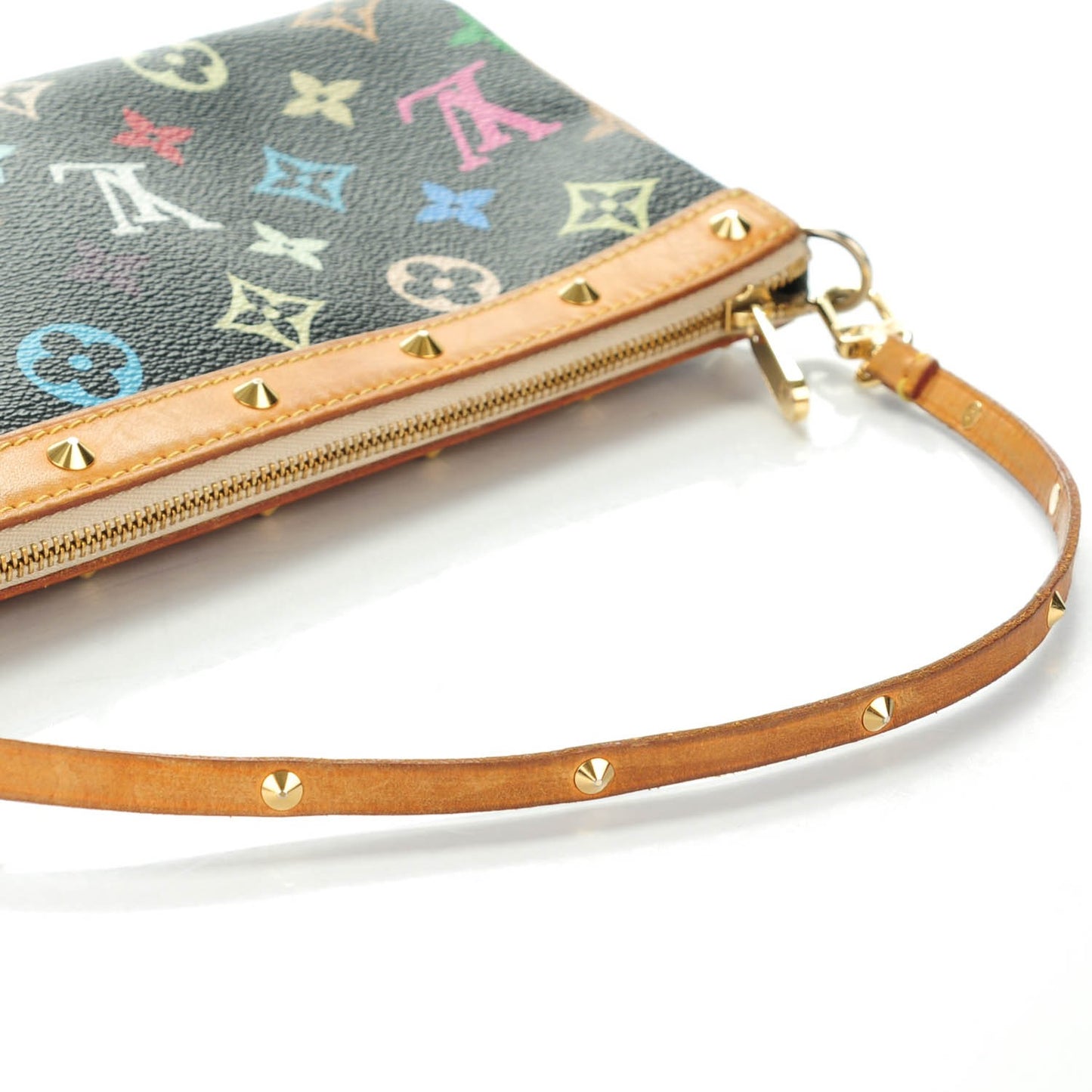 Monogram Multicolor Pochette Accessories Black