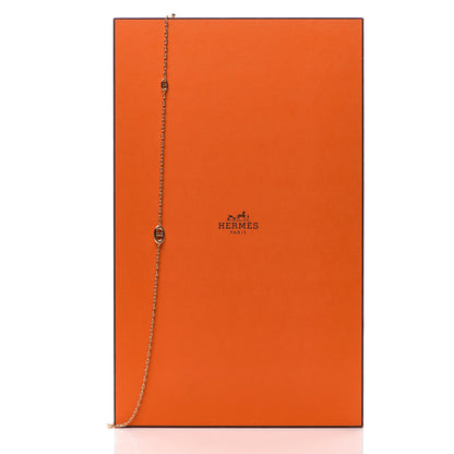 Hermes 18K Rose Gold Chaine d'Ancre Necklace 5 of 5