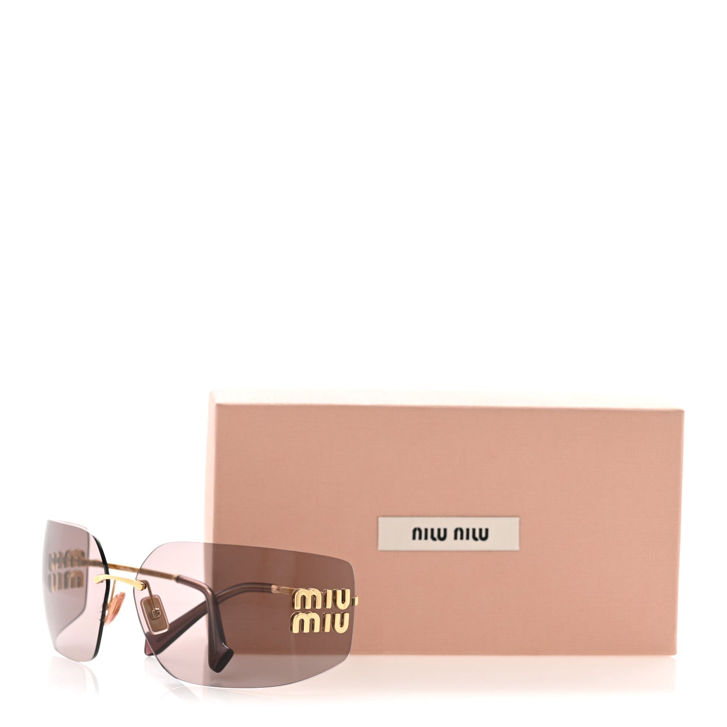 Metal Runway Sunglasses SMU54Y Mauve