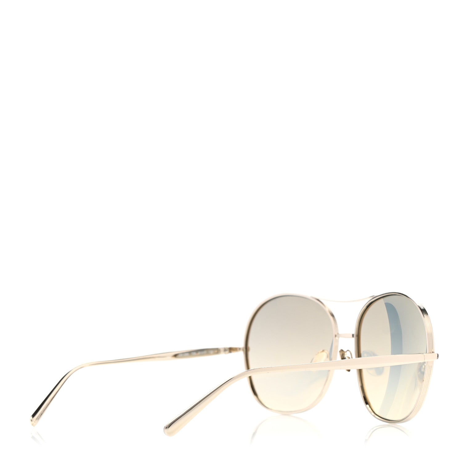 Chloe Aviator Sunglasses CE128S Gold 4 of 9