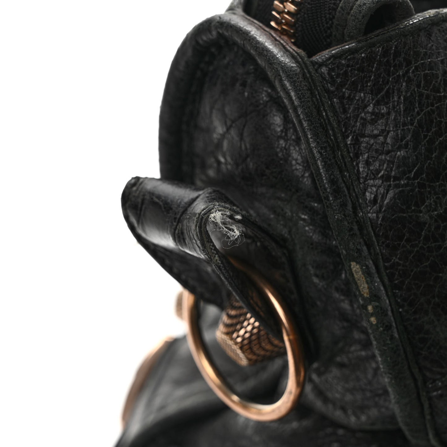 Agneau Giant 21 Rose Gold Hardware City Black