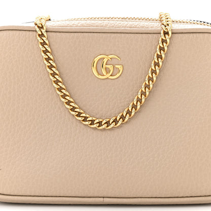 Gucci Dollar Calfskin Super Mini GG Marmont Chain Shoulder Bag Beige 8 of 13