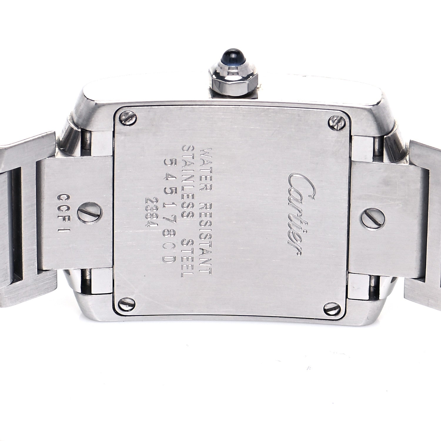 Cartier Stainless Steel 20mm Tank Francaise Quartz Watch 4 of 5