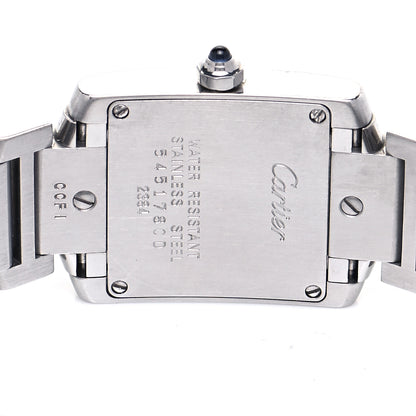 Cartier Stainless Steel 20mm Tank Francaise Quartz Watch 4 of 5