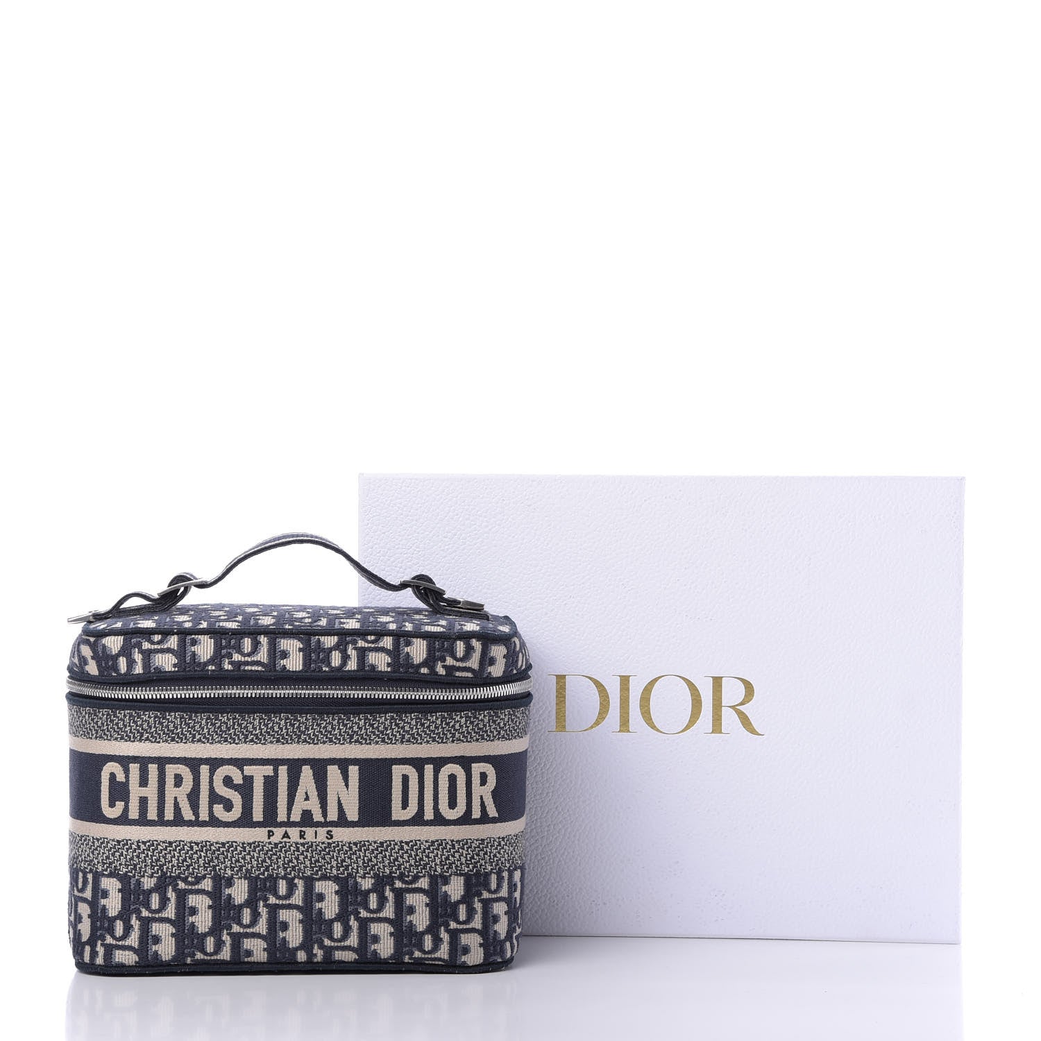 Christian Dior Oblique Diortravel Vanity Case Blue 8 of 8