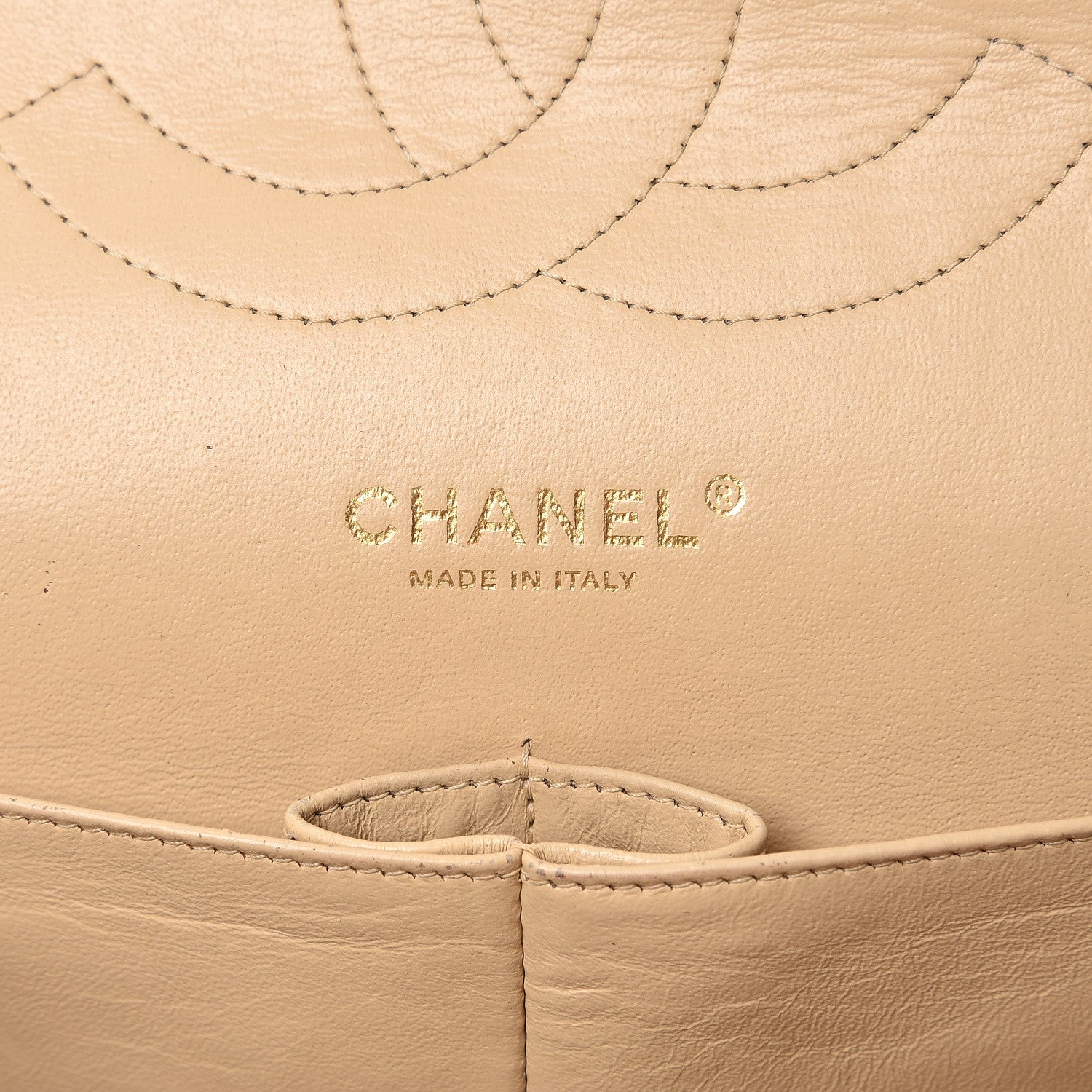 Chanel Caviar Quilted Jumbo Double Flap Beige Clair 7 of 14