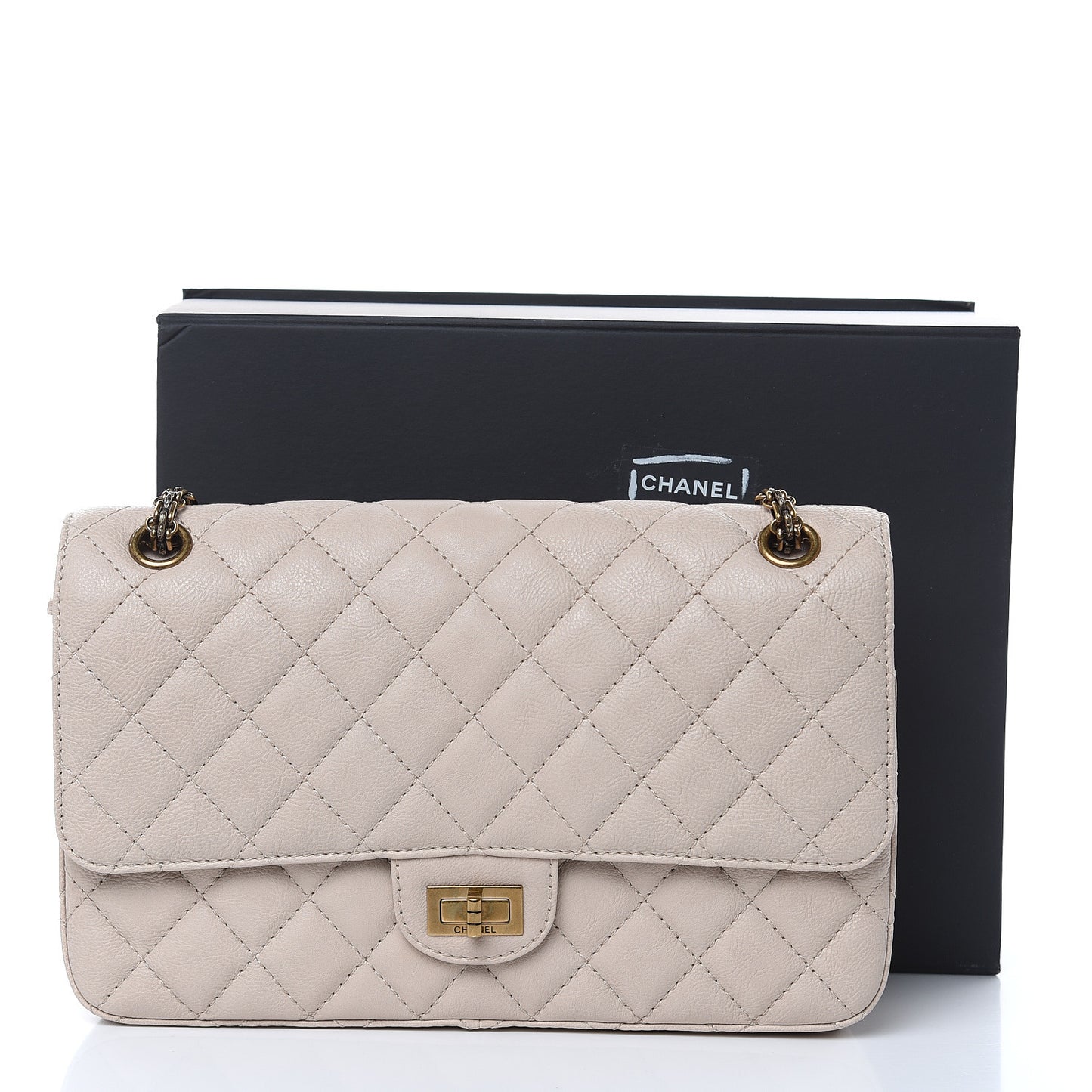 Calfskin Quilted 2.55 Reissue 226 Flap Beige