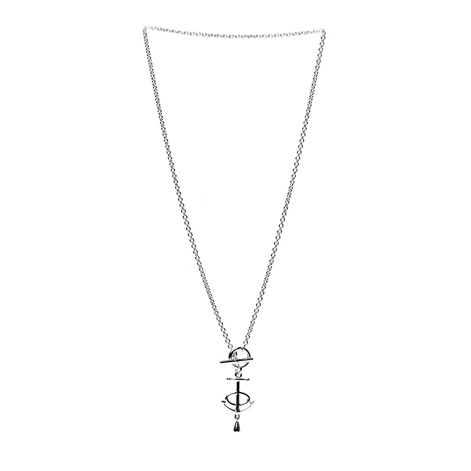 Hermes Sterling Silver Grand Large Chaine D'Ancre Necklace 2 of 4