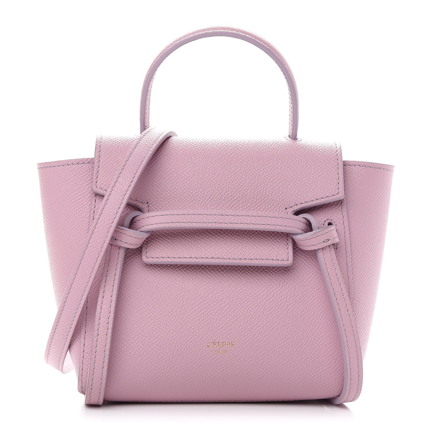 Celine Grained Calfskin Pico Belt Bag Rose Quartz 1 of 9