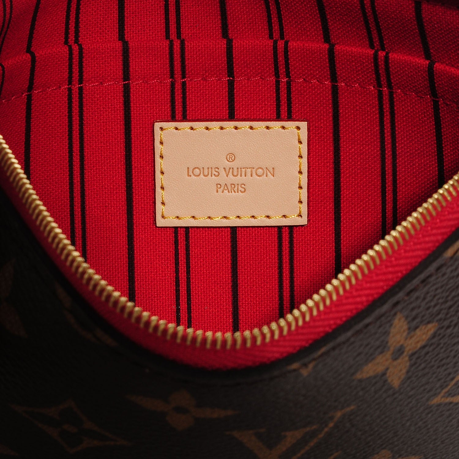 Louis Vuitton Monogram Neverfull MM GM Pochette Cherry 5 of 7
