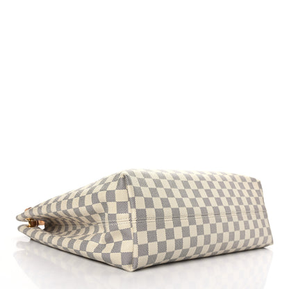 Louis Vuitton Damier Azur Graceful MM Rose Ballerine 4 of 8