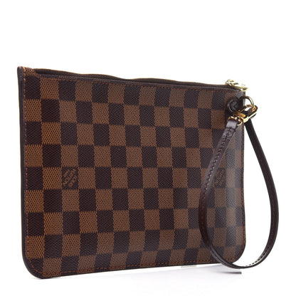 Louis Vuitton Damier Ebene Neverfull MM GM Pochette 3 of 11