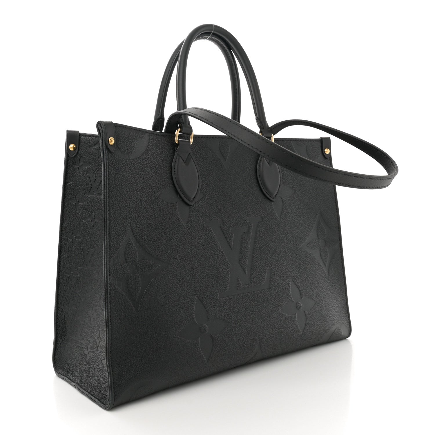 Louis Vuitton Empreinte Monogram Giant Onthego MM Black 3 of 11