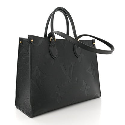 Louis Vuitton Empreinte Monogram Giant Onthego MM Black 3 of 11