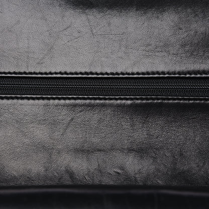 Chanel Lambskin Quilted Medium Double Flap Black 13 of 17