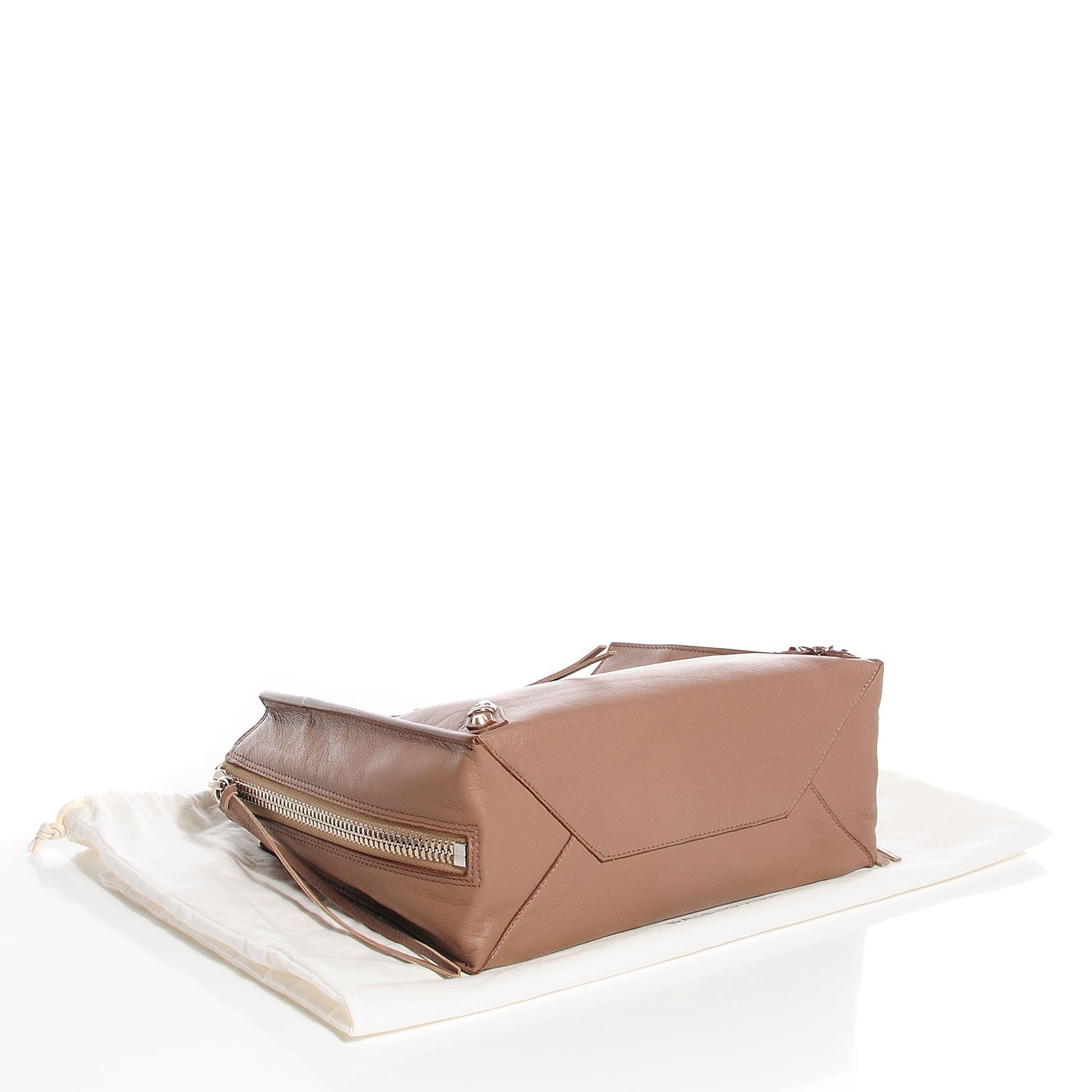 Balenciaga Veau Papier A6 Zip Around Tote Sable 4 of 11