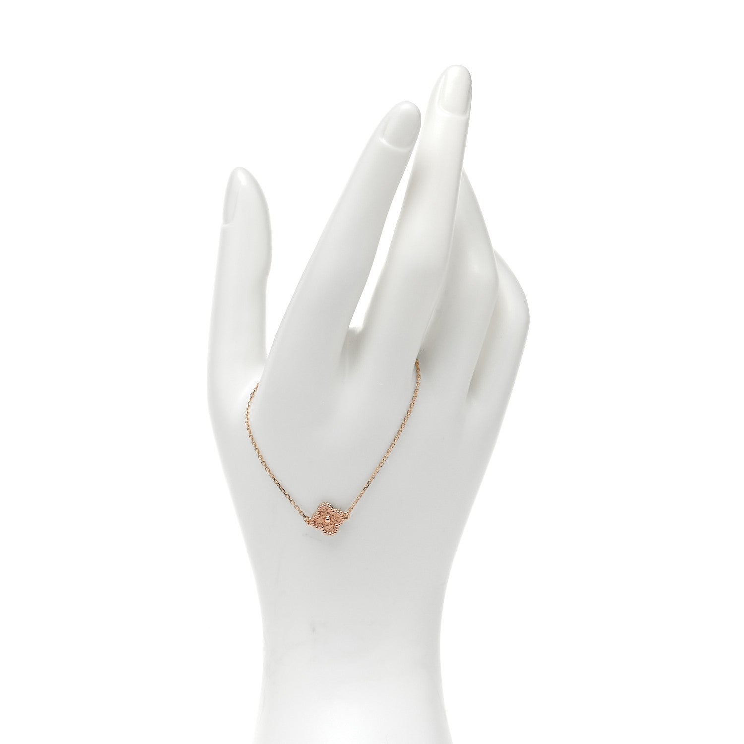 Van Cleef & Arpels 18K Rose Gold Sweet Alhambra Bracelet 2 of 7