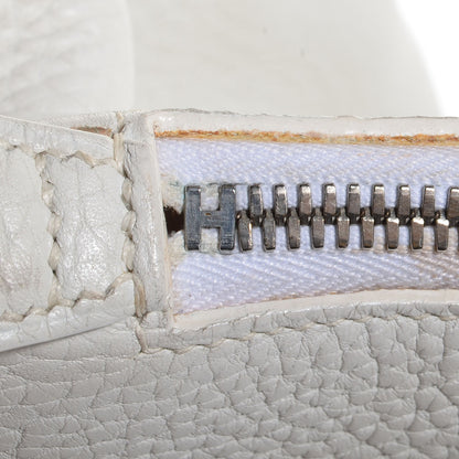 Hermes Taurillon Clemence Bolide 35 White 14 of 14