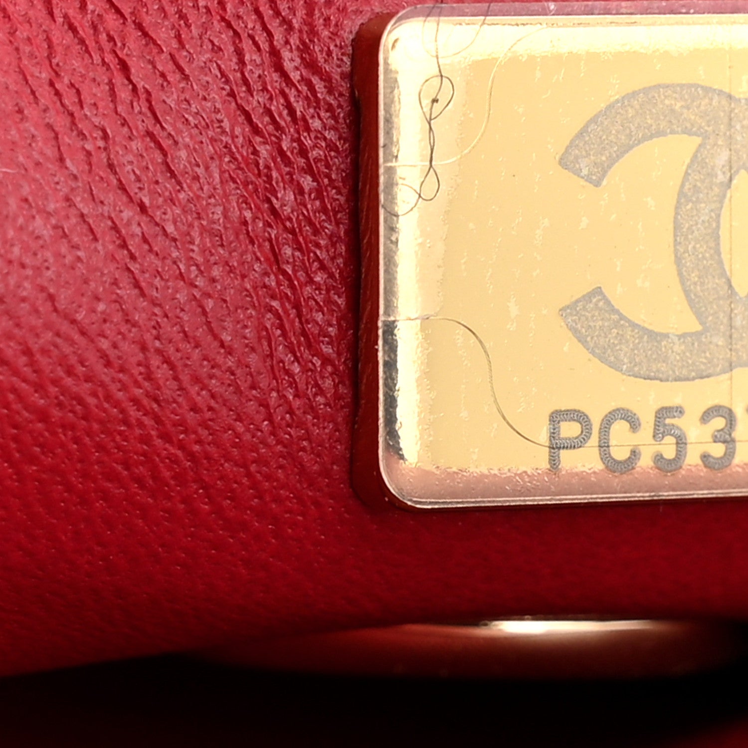Chanel Caviar Quilted Mini Coco Handle Flap Red 7 of 10