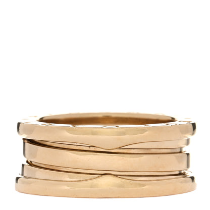 Bulgari 18K Yellow Gold B.Zero1 Two-Band Ring 53 6.25 3 of 4
