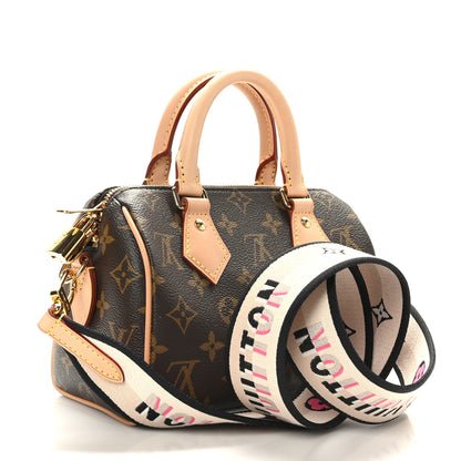 Louis Vuitton Monogram Speedy Bandouliere 20 Black 3 of 8