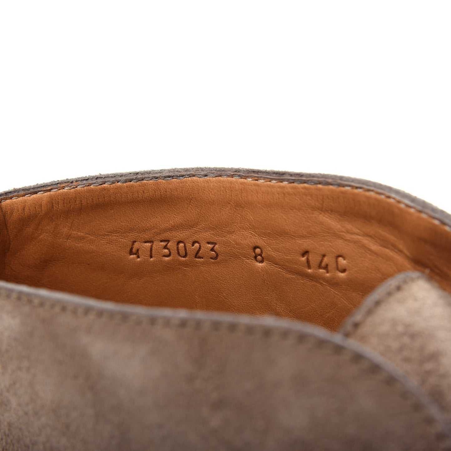 Suede Embroidered Mens UFO and Owl Boots 8 Beige