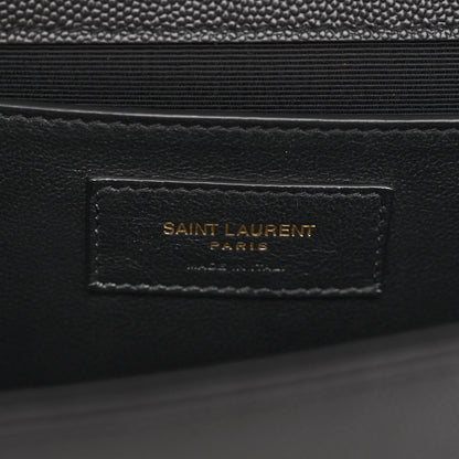 Saint Laurent SAINT LAURENT Grain De Poudre Medium Classic Monogram Kate Satchel Black 5 of 8