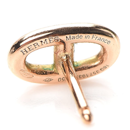 Hermes 18K Rose Gold TPM Farandole Stud Earrings 4 of 6