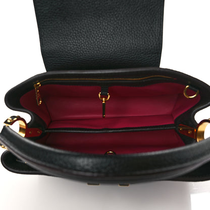 Louis Vuitton Taurillon Capucines PM Black 5 of 9