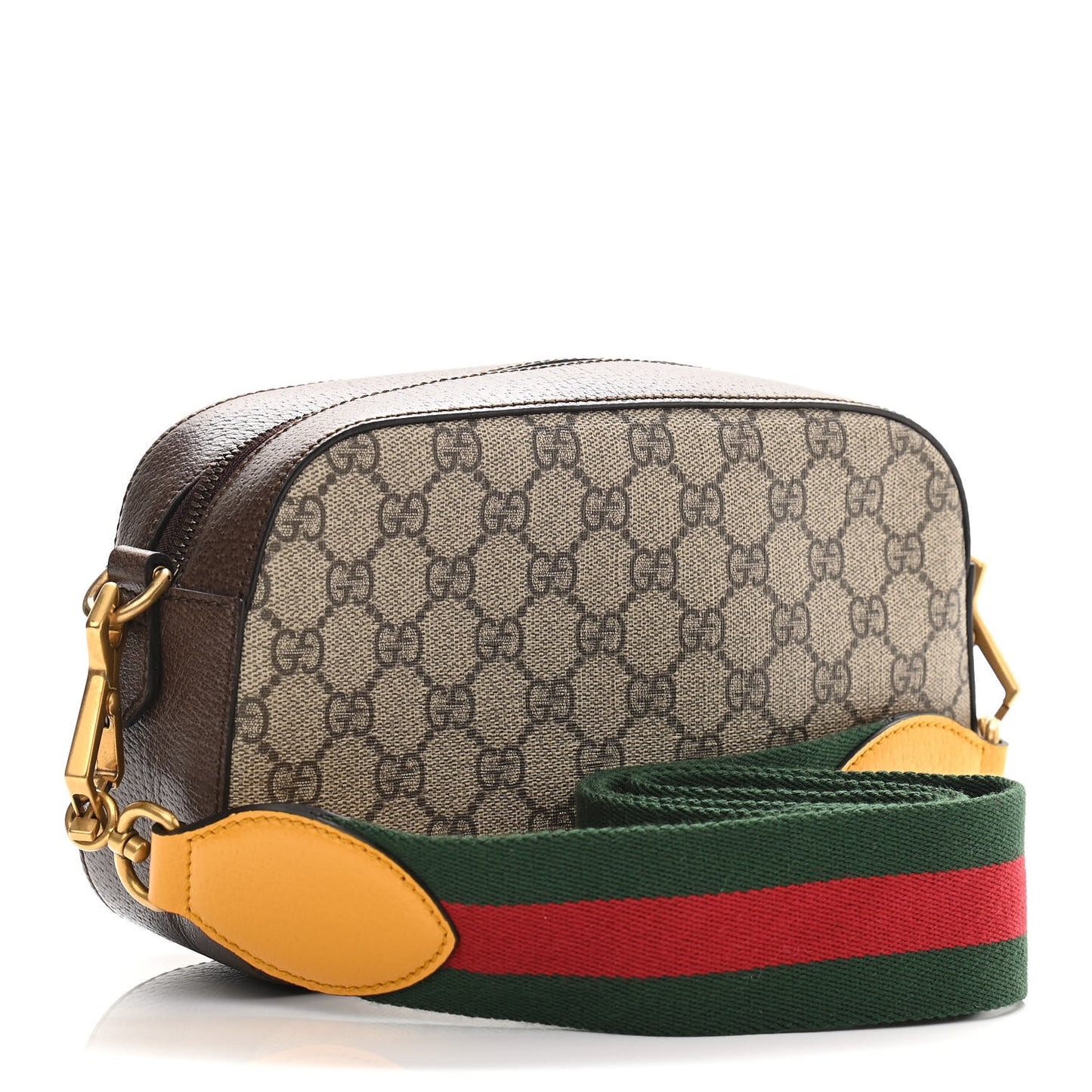 GG Supreme Monogram Web Neo Vintage Shoulder Bag Beige New Acero Crop