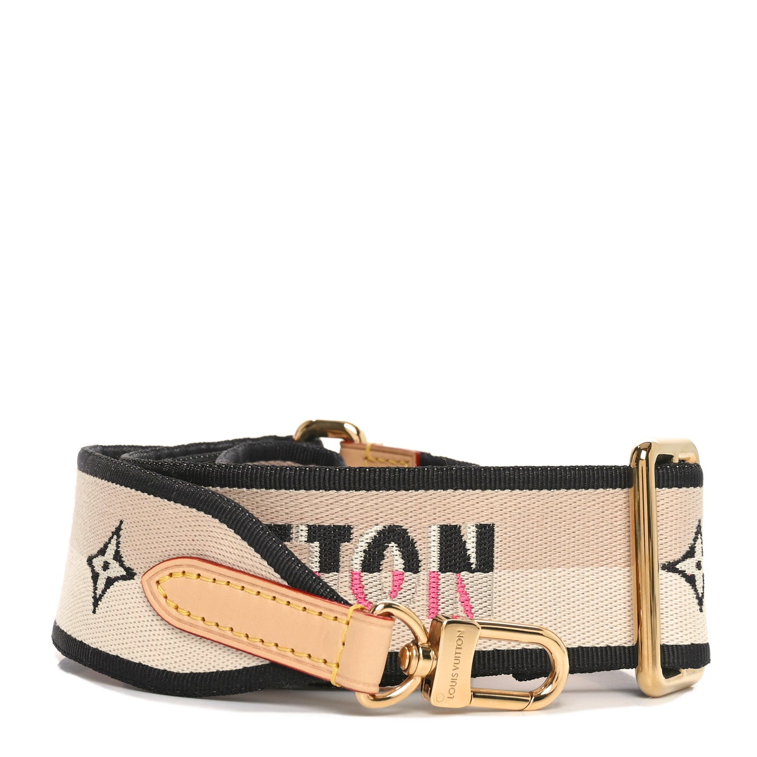 Louis Vuitton Jacquard Speedy Bandouliere 20 Shoulder Strap Black 1 of 4