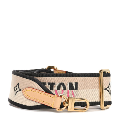 Louis Vuitton Jacquard Speedy Bandouliere 20 Shoulder Strap Black 1 of 4
