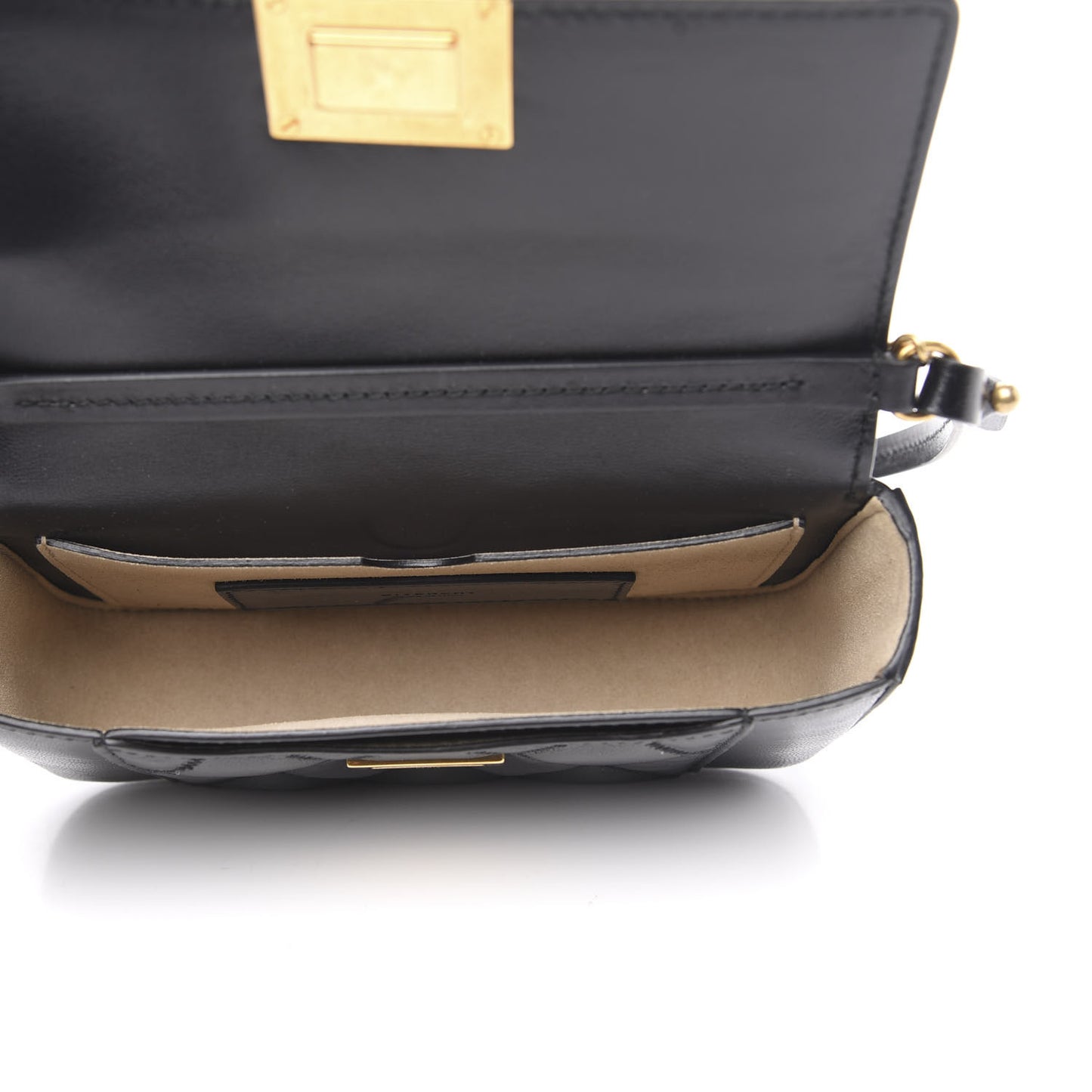 Goatskin Quilted GV3 Mini Pocket Convertible Bag Black