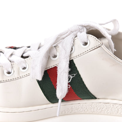 Gucci Calfskin Web Studded Womens Arrow Ace Sneakers 35.5 White 12 of 17
