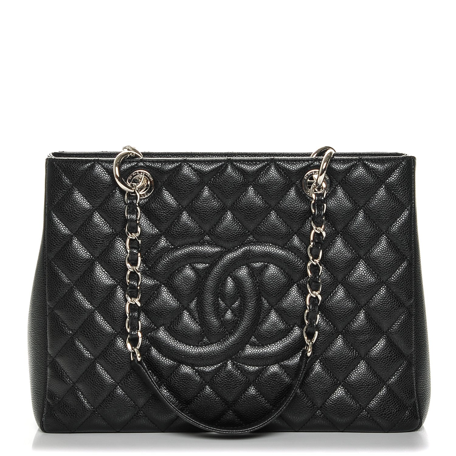 Chanel Caviar Quilted Grand Shopping Tote GST Black 1 of 7