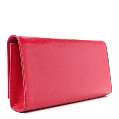 Saint Laurent Grain De Poudre Classic Monogram Cassandre Clutch Lipstick Fuchsia 3 of 10