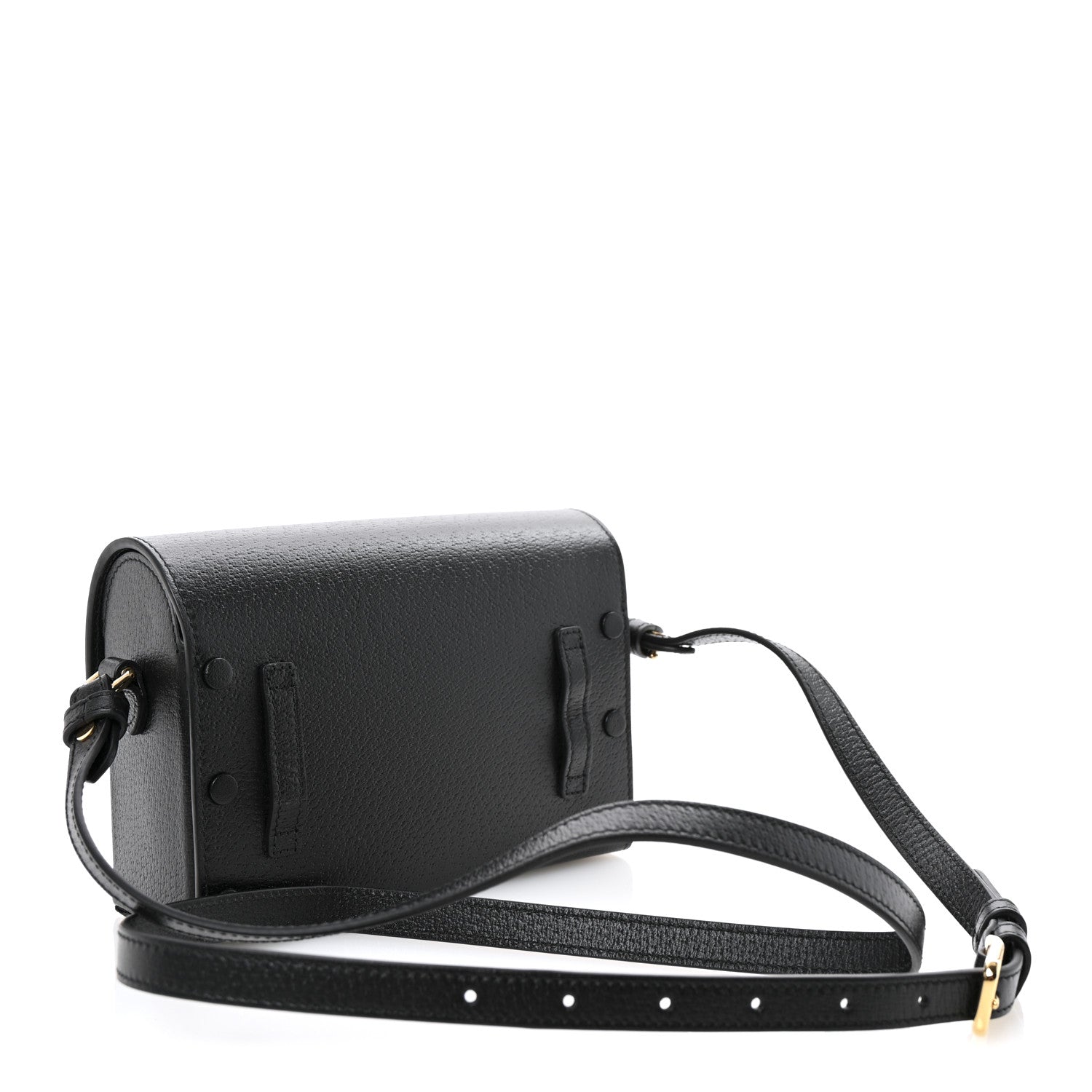 Gucci Calfskin Horsebit 1955 Shoulder Bag Black 3 of 11