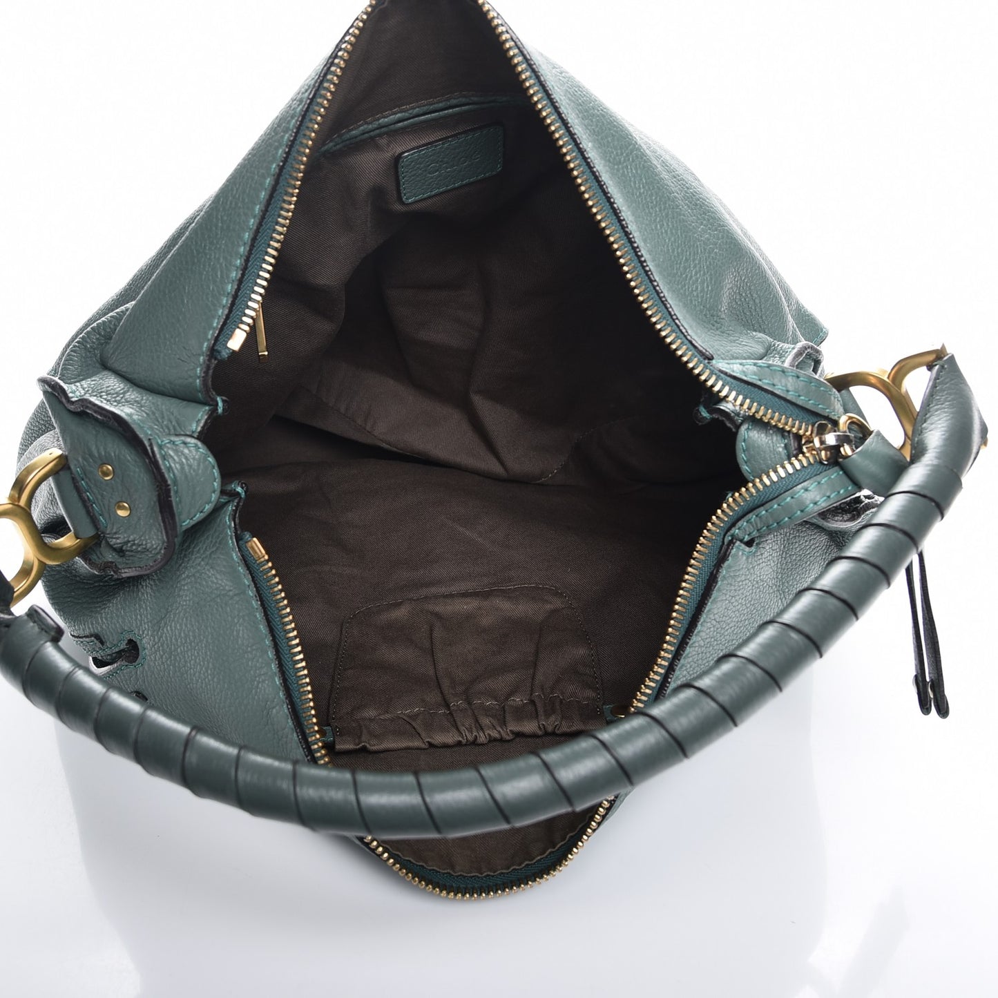 Calfskin Large Marcie Hobo Eucalyptus