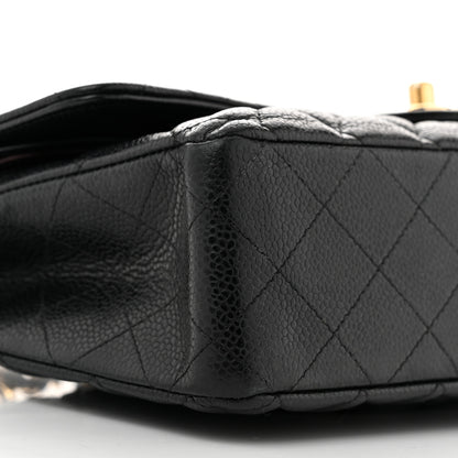 Chanel Caviar Quilted Medium Double Flap Black 9 of 12