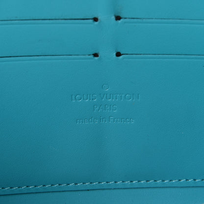 Louis Vuitton Vernis Zippy Wallet Turquoise 8 of 9