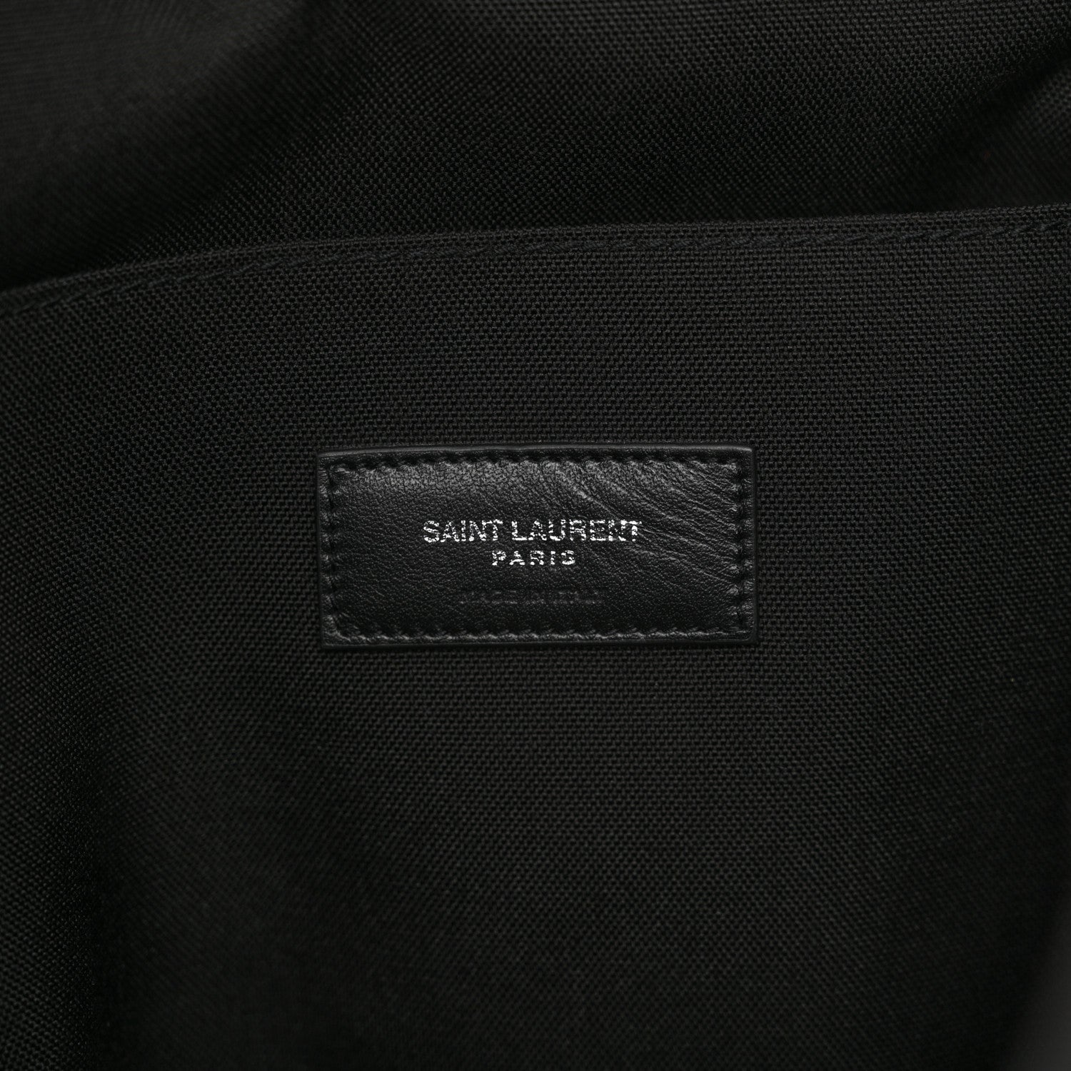 Saint Laurent Gabardine Leopard Noe Backpack Khaki Black 6 of 12