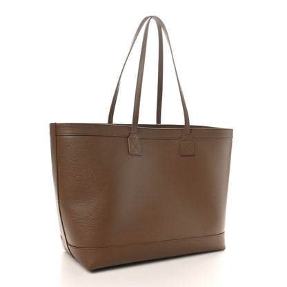 Burberry Grainy Calfskin Medium London Tote Bag Earth 3 of 9